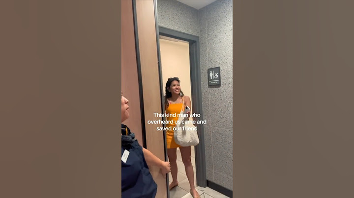 She locked herself in the McDonald’s bathroom 😳