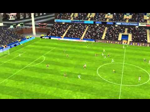 Cagliari vs Juventus - Tevez Goal 8 minutes