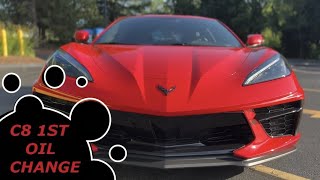 First DIY Oil Change on The C8 Corvette