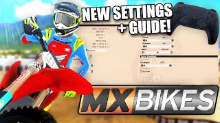 My NEW MX Bikes Settings + Settings Guide For Beginners (BETA 18F)