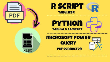 From PDF to Excel: R vs. Python vs. Power Query - Who Wins the Extraction Battle?