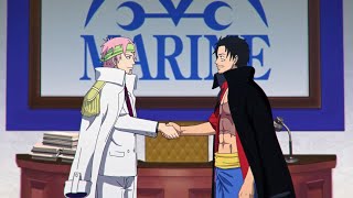 Pirate King Luffy and Fleet Admiral Koby Shake Hands! (FAN ANIMATION)