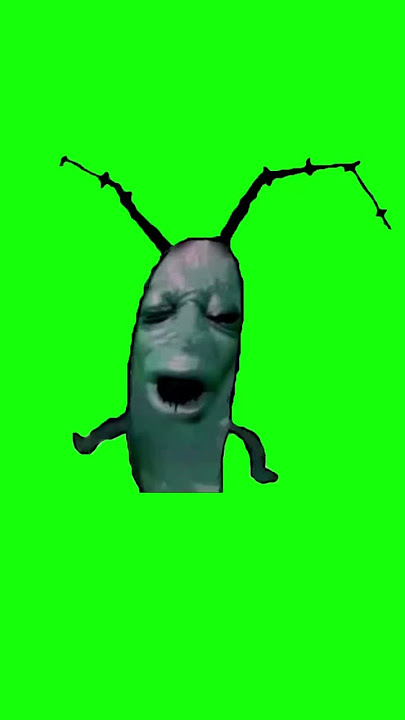 Moaning Plankton | Green Screen #plankton #spongebob #meme #horror #memecut #viral #fyp