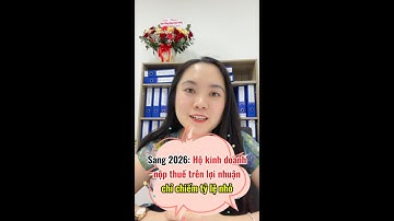 2026 – Chỉ SỐ ÍT HKD thuộc diện đóng thuế TNCN trên LỢI NHUẬN