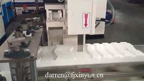 Automatic embossing and cutting tissue paper napkin making machine