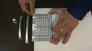 ЧЕРОН - МШ 05 - Мебельный шаблон для разметки отверстий под мебельные ручки