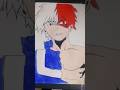 🔥🔥Shoto Todoroki🔥🔥#viral video#anime drawing