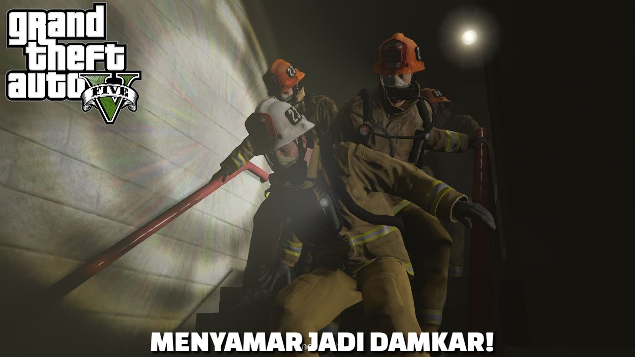 FRANKLIN DAN MICHAEL MENYAMAR JADI DAMKAR UNTUK MERAMPOK BANK BESAR?? | GRAND THEFT AUTO V