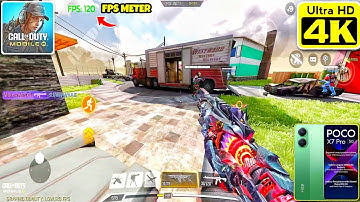 POCO X7 PRO 🔥 CODM MULTIPLAYER LOW GRAPHICS AND ULTRA 120 FPS GAMEPLAY TEST