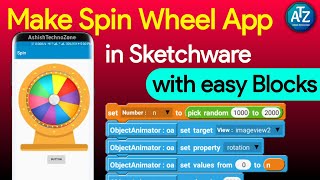 How to make Spin & Wheel in Sketchware, spin wheel kaise banaye sketchware me screenshot 3