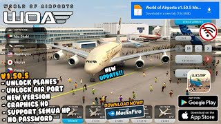 World Of Airports Mod Apk v1.50.5 Terbaru 2023 - Game Pesawat Android Terbaik Graphics HD screenshot 4