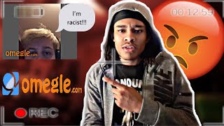 I PRESSED A RACIST PERSON ON OMEGLE AND THIS HAPPENED... (HE CRIED)