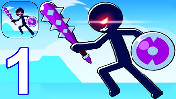 Rise of Stickman - Gameplay Walkthrough Part 1 Levels 1-10 (Android,iOS)