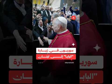 سوريون يلتقون مع بابا الفاتيكان