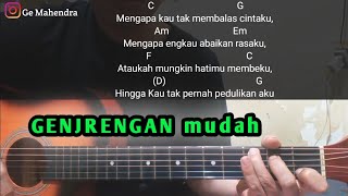Kunci Gitar PUJAAN HATI - Kangen Band | Versi Paling Mudah