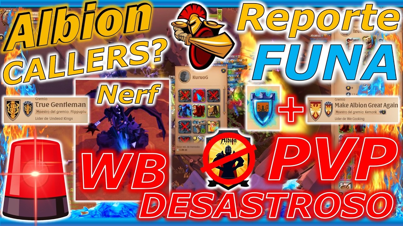 🚨¡LAMENTABLE! Falsos Callers y Nerf the WORLD BOSS Albion Online🏹