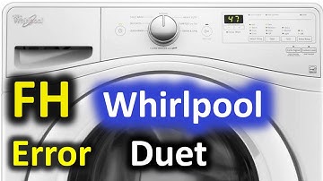 FH Error Code SOLVED!!! Whirlpool Duet Front Load Washer Washing Machine