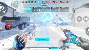 HYPER FRONT COLDCAST GAMEPLAY VALORANT MOBILE