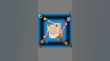 Minecraft: Technoblade Pixelart #shorts