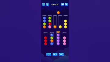 Ball Sort Puzzle level 31. #puzzle  #puzzlegame #strategy #gamer #games #game #gamers