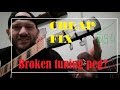 How to fix broken tuning peg fast  cheap easy diy fix 