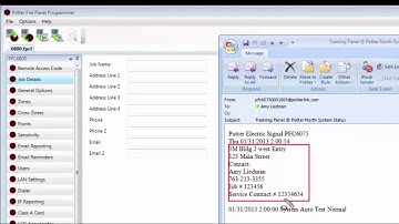 AFC Series Software: Job Details