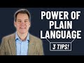 How to communicate clearly and confidently with plain language