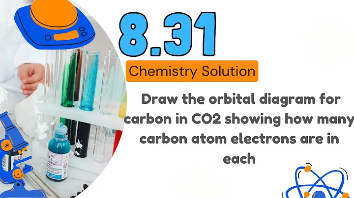 8.31 | Draw the orbital diagram for carbon in CO2 showing how many carbon atom electrons are in each