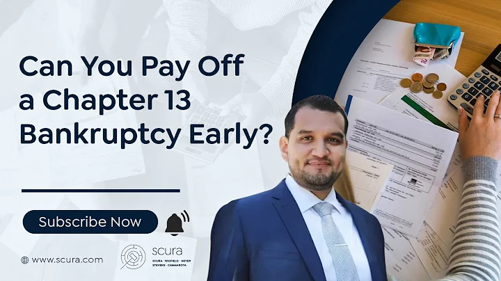 Can You Pay Off a Chapter 13 Bankruptcy Early?