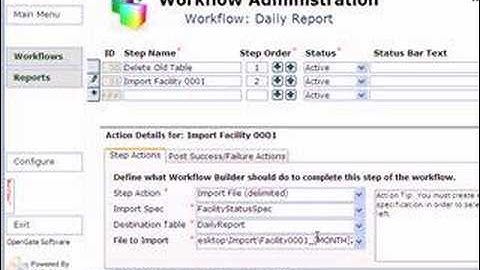 Workflow Builder for Microsoft Access Demo