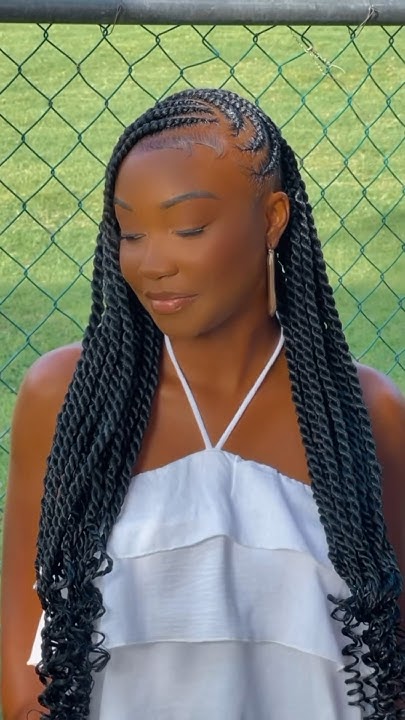  Easy Fulani braids tutorial - YouTube