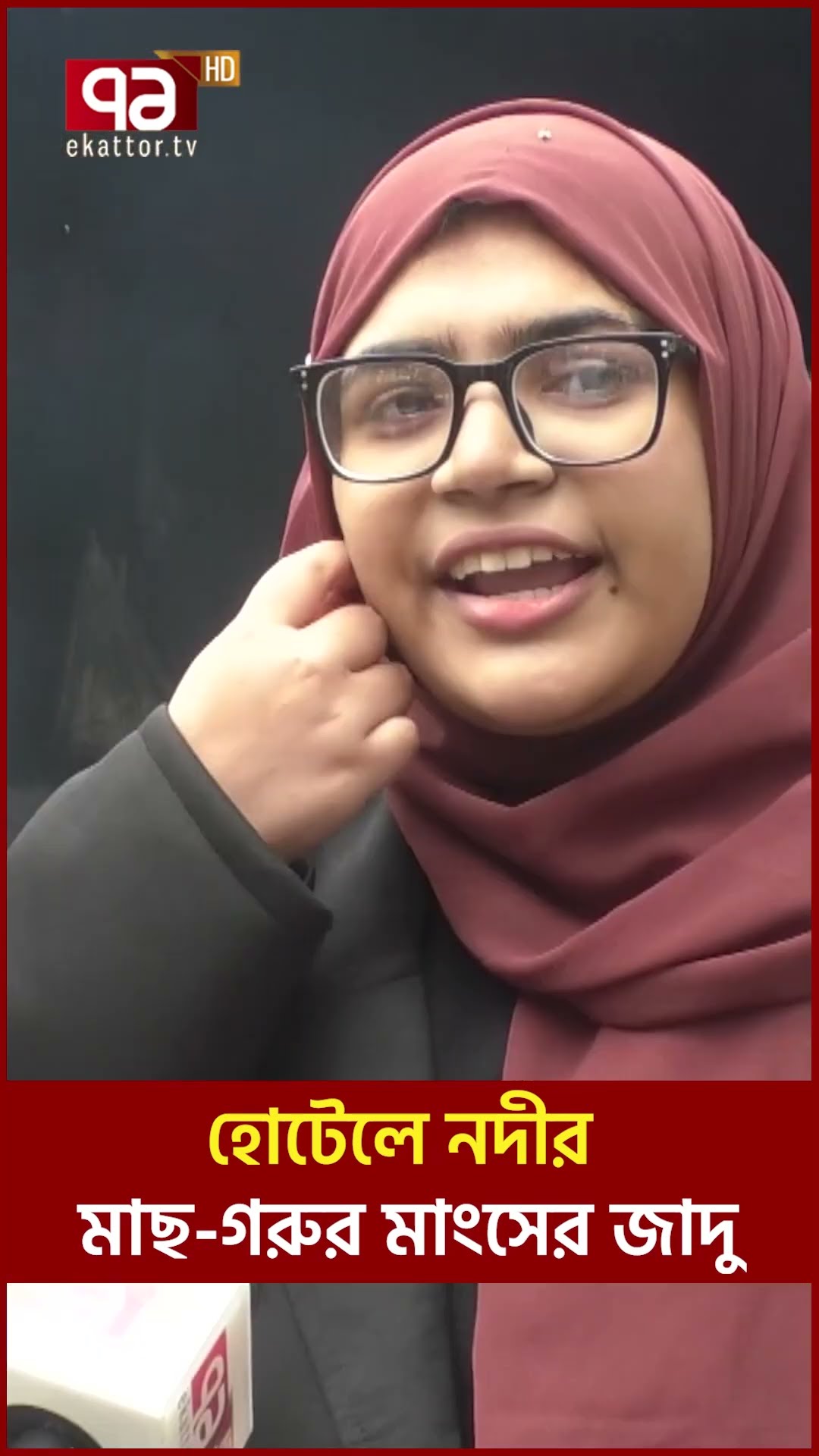 হোটেলে নদীর মাছ গরুর মাংসের জাদু