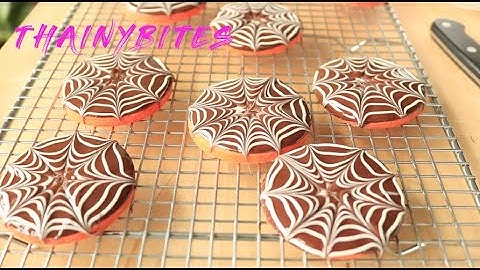 Spider Web Cookies - Easiest Halloween Design for any Dessert