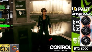 Control Ultimate Edition, Ultra Ray Tracing Update, DLSS 4, 4K | RTX 5090 | 9800X3D 5.6GHz