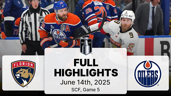 NHL Playoff Highlights | Panthers vs. Oilers | SCF Gm 5 | June 14, 2025