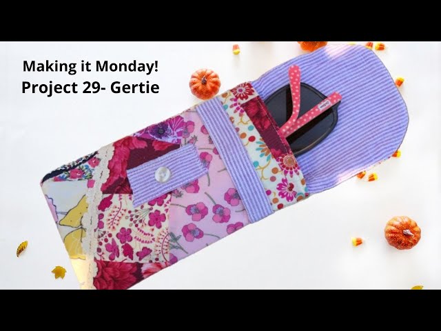 Sew a little glasses case - Gertie - Lizzy Curtis - YouTube