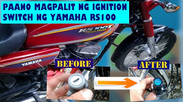 PAANO MAGPALIT NG BAGONG IGNITION SWITCH NG YAMAHA RS100 I Do-It-Yourself Vise MotoVlog