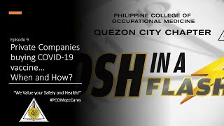 OSH in a FLASH #9: Private Companies buying COVID-19 vaccine...When and How