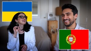 Do Portuguese and Ukrainian sound similar?