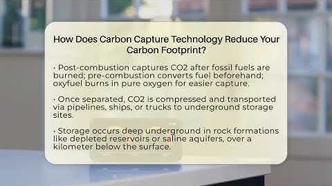 How Does Carbon Capture Technology Reduce Your Carbon Footprint? - Talking Tech Trends