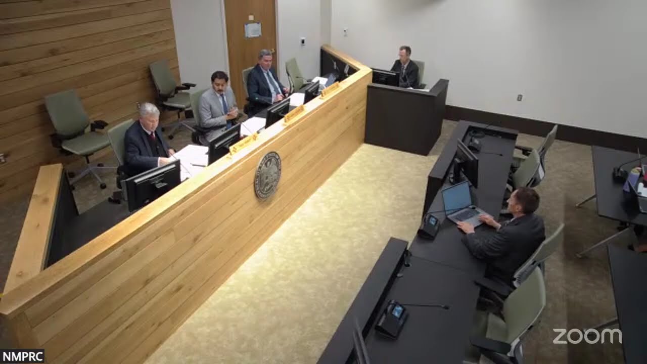 NMPRC Regular Open Meeting -- November 13, 2025