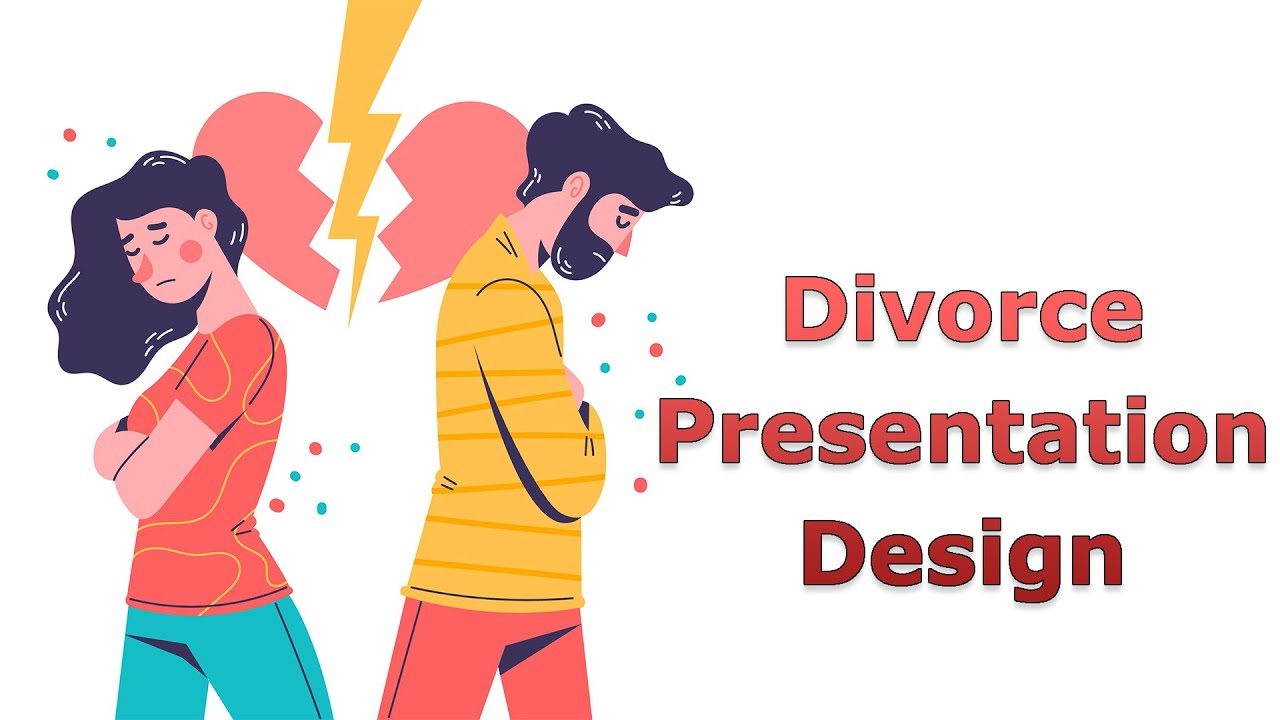 A PowerPoint Presentation Design Portfolio With The Divorce Subject ...