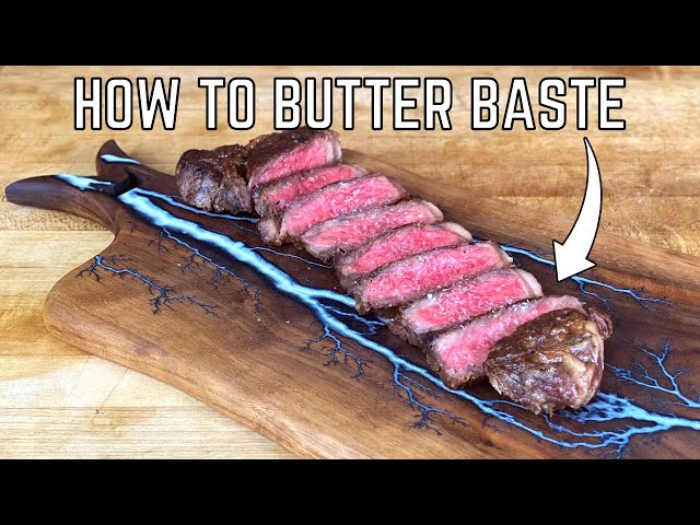 Butter Basted Steak Tutorial #shorts class=
