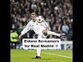 Zidane Screamers for Real Madrid 💥#football #soccer #frenchfootballer #footballshorts #realmadrid