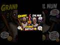 Granny VS Evil Nun 😤 | #granny #evilnun #scary scary