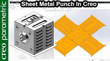 Punch form | Die form | Sketched form | Quilt form | Flatten form | punch form in Creo Parametric