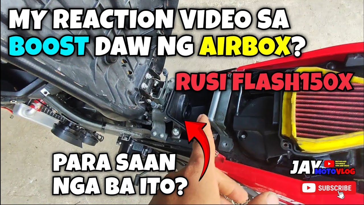 BUTAS SA AIRBOX NG FLASH 150X, BOOST NGA BA? | REACTION VIDEO | JAY MOTOVLOG