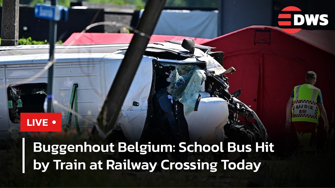LIVE: Emergency Crews Respond After Train Hits School Bus in Belgium ...