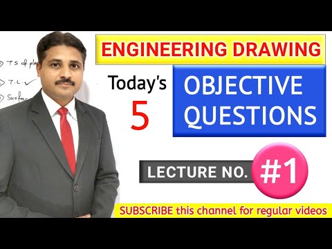 ENGINEERING DRAWING OBJECTIVE QUESTIONS AND ANSWERS IN HINDI (LECTURE 1 ...