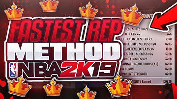 NBA 2K19 *NEW* FASTEST REP METHOD! HOW TO REP UP FAST WITH ANY BUILD! HIT 90+ OVERALL IN ONE DAY!